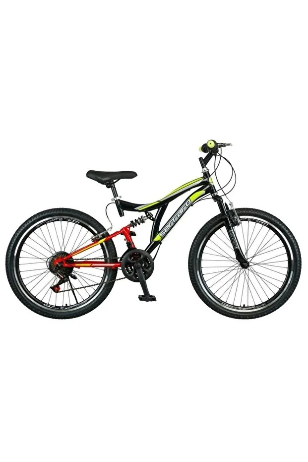 Serraro 26 Sarı Double Jant Bisiklet Çift Amortisörlü